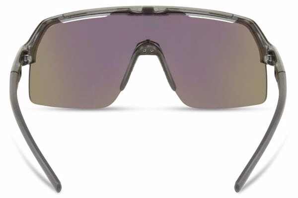 Madison Crypto Air Crystal Smoke Sunglasses - Green Mirror Lens - Trek Store