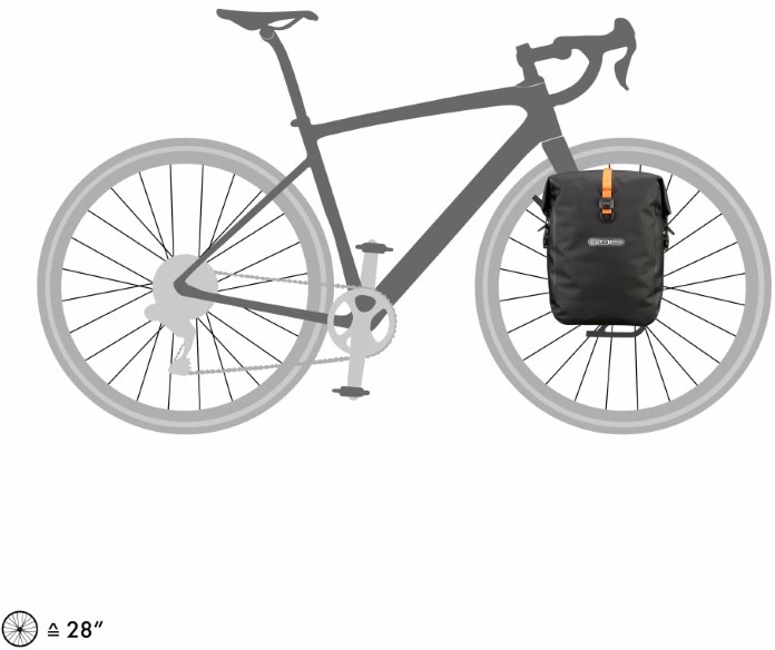 Ortlieb BACKROLLER 40L YEL/BLK QL2.1 PR - Trek Store