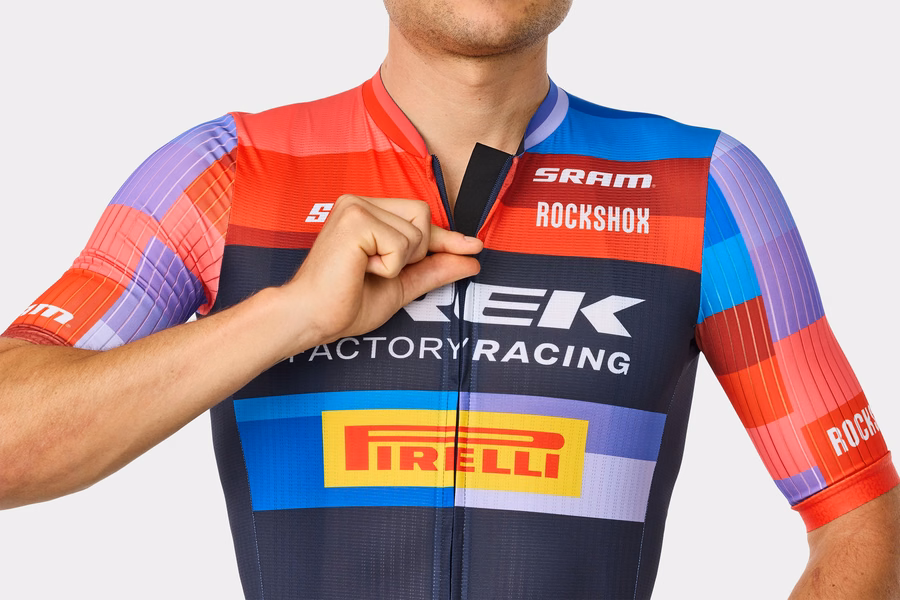 Santini Trek Factory Racing Men's Team Replica Cycling Jersey - Trek Store